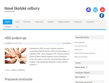 Tablet Screenshot of nso.sk